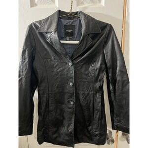 WOMENS COLEBROOK VINTAGE SOFT LEATHER JACKET Size Small Blazer